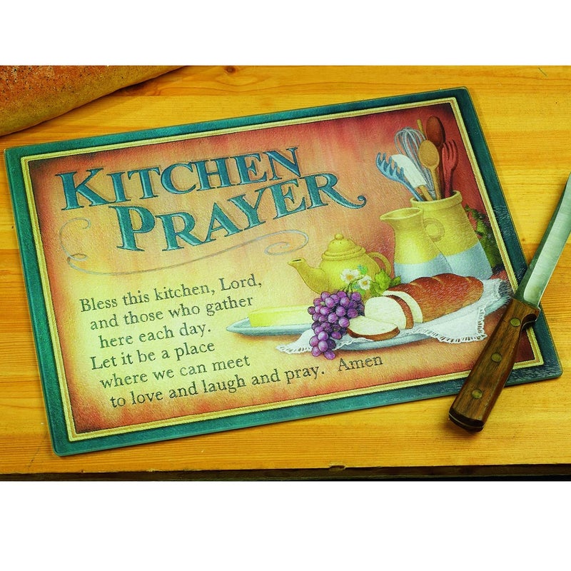 Abbey + CA Gift "Abbey Gift Abbey Press 15.63"" x 11.75"" Kitchen Prayer Cutting Board", multicolor - Image 2